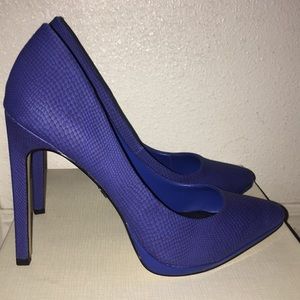 Blue High Heels